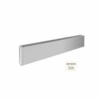 Stelpro 300W 4-ft Mini Architectural Baseboard, 100 Sq Ft, 1024 BTU/H, 240V, Soft White