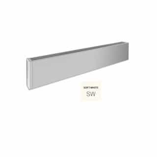 800W 4-ft Mini Architectural Baseboard, 100 Sq Ft, 2730 BTU/H, 480V, Soft White