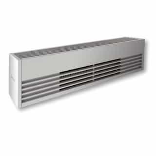 2400W Architectural Baseboard Heater, 300W/Ft, 240V, Anodized Aluminum