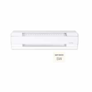 500W Electric Baseboard Heater, 250 Sq Ft, 1706 BTU/H, 208V, Soft White