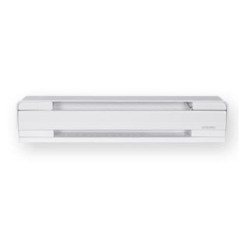 Stelpro 750W Electric Baseboard Heater, 100 Sq Ft, 2560 BTU/H, 277V, High Altitude, White