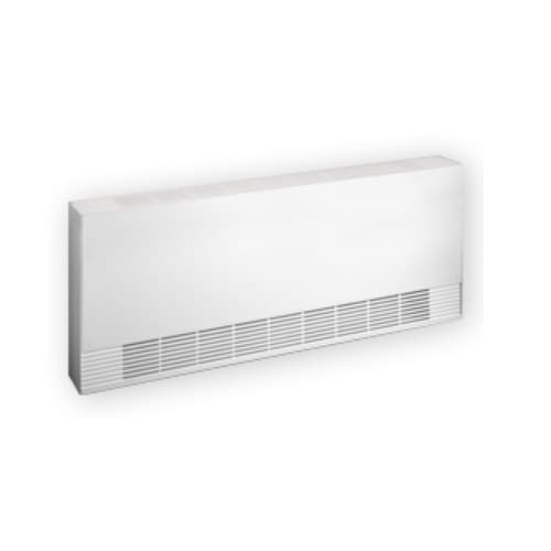 2400W 4-ft Architectural Cabinet Heater, 600W/Ft, 8190 BTU/H, 277V, White