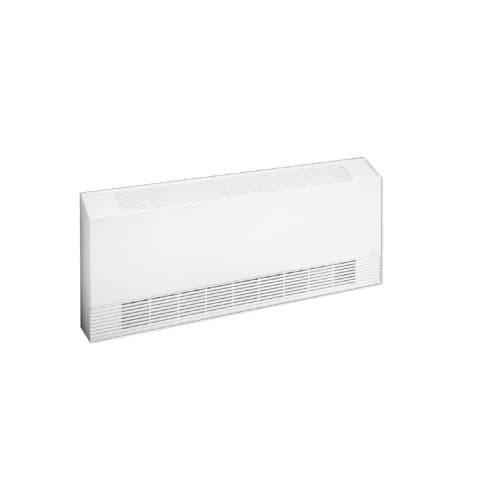 2400W Sloped Architectural Cabinet Heater, 600W/Ft, 208V, White