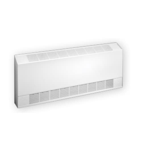 3200W 4-Ft Sloped Architectural Cabinet Heater, 800W/Ft, 10921 BTU/H, 277V, Off White