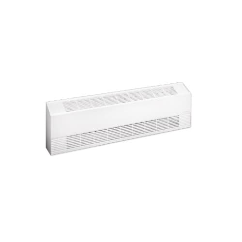2700W Sloped Architectural Cabinet Heater, 450W/Ft, 480V, White