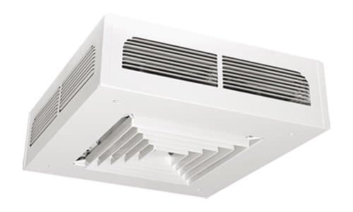 2000W Dragon ADR-R Ceiling Fan Heater, 240 V Control, 3 Phase, Thermostat, Silica White