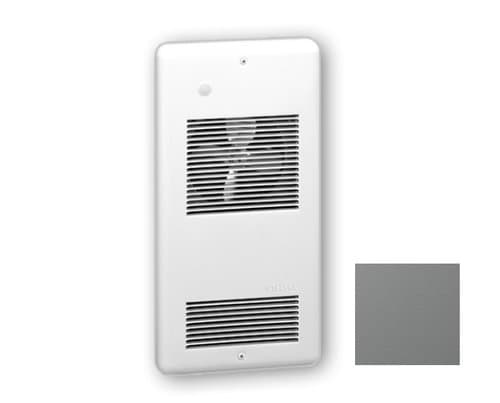 2000W Pulsair Wall Fan Heater, 240V, Built-in Thermostat, Anodized Aluminum Paint