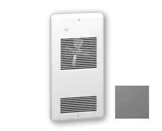 Stelpro 2000W Pulsair Wall Fan Heater, 240V, Built-in Thermostat, Anodized Aluminum Paint