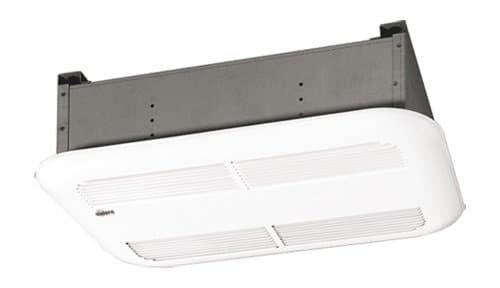 500W Air Curtain Ceiling Fan Heater, 120 V, Silica White