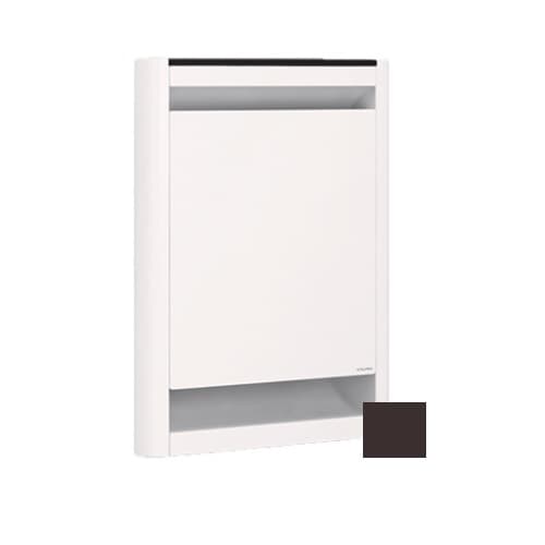 2000W Sonoma Horizon Wall Fan Heater w/ Thermostat & Back Box, 250 Sq.Ft, 3413 BTU/H, Espresso