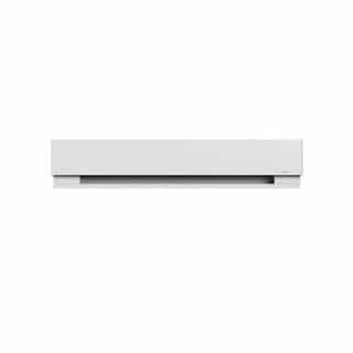 3-ft 500W Prima Compact Baseboard Heater, Up To 50 Sq.Ft, 1706 BTU/H, 208V, White