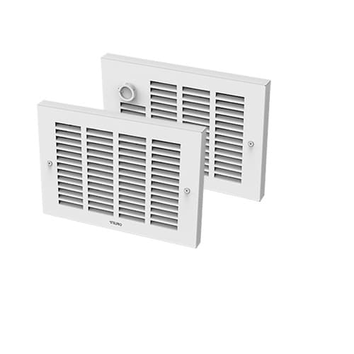2000W Sonoma Horizon Wall Fan Heater w/ Thermostat, Up To 250 Sq.Ft, 6825 BTU/H, 240V
