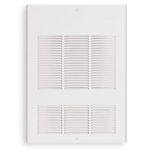 12000W Wall Fan Heater w/Built-in Thermostat, Triple Unit, 208V, 3 Ph, Stainless Steel