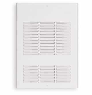 1500W Wall Fan Heater w/ Thermostat, Up To 175 Sq.Ft, 5119 BTU/H, 240V, Soft White