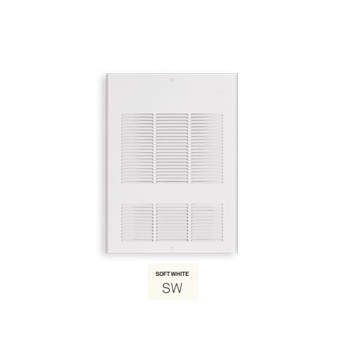 Stelpro 1500W Wall Fan Heater, Up To 175 Sq.Ft, 5119 BTU/H, 120V, Soft White