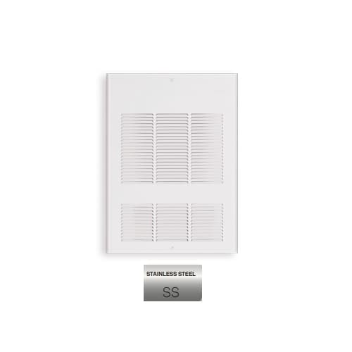 Stelpro 1500W Wall Fan Heater w/ Thermostat, Up To 175 Sq.Ft, 5119 BTU/H, 120V, Steel