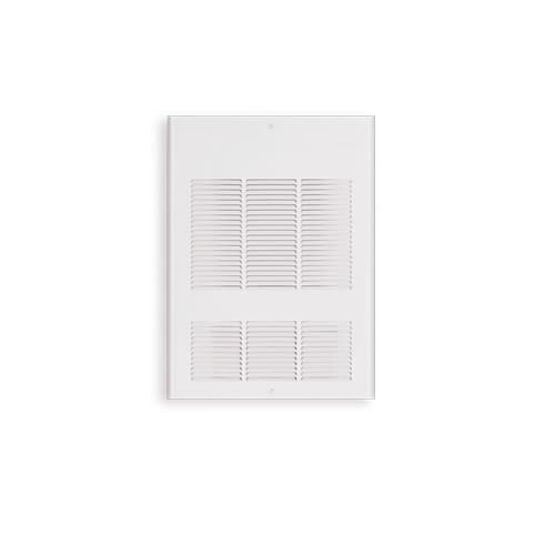 1500W Wall Fan Heater w/ Thermostat, Up To 175 Sq.Ft, 5119 BTU/H, 120V, White