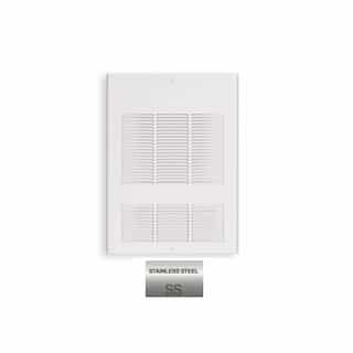 Stelpro 6000W Wall Fan Heater w/ Thermostat, Double Unit, 500 Sq.Ft, 20476 BTU/H, 277V, Steel