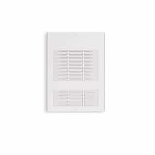 Stelpro 6000W Wall Fan Heater w/ Thermostat, Double Unit, 500 Sq.Ft, 20476 BTU/H, 277V, White