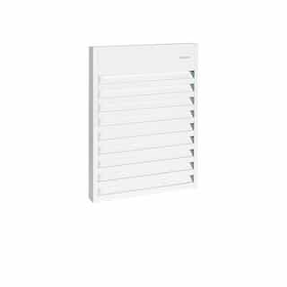 1500W Aluminum Wall Fan Heater w/ 24V Control, Up To 175 Sq.Ft, 5119 BTU/H, 120V, White