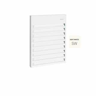 1500W Aluminum Wall Fan Heater w/ Thermostat, Single, 240V Control, 480V, Soft White