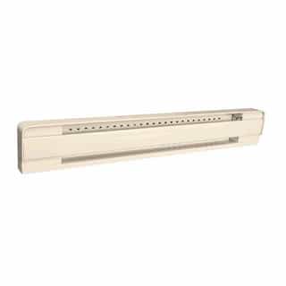 1125/1500 W Almond Baseboard Electric Convection Heater, 208/240V