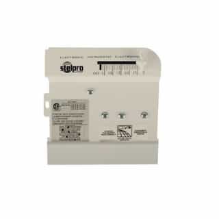 Stelpro 2500W Built-in Electronic Thermostat, Single Pole, 120V-347V, Soft White