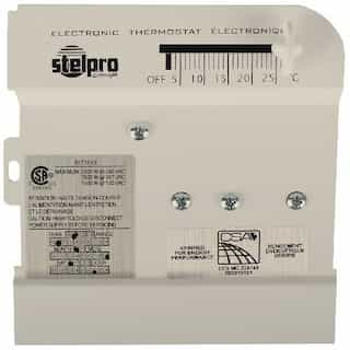 Stelpro Built-In Double Pole Thermostat for B Series Baseboard Heater 120-600V Almond