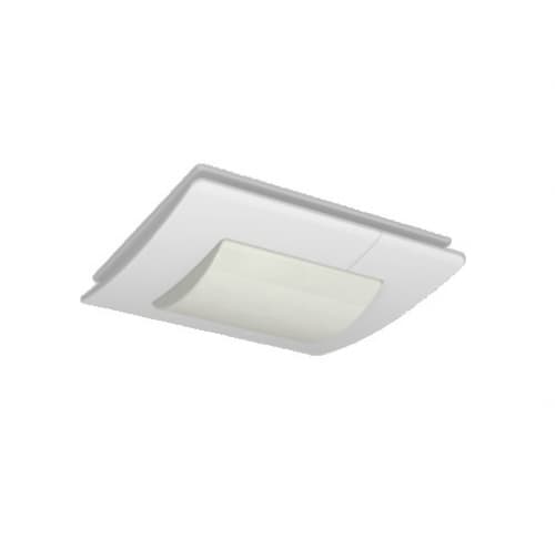 Bathroom Fan Light, Up To 168 Sq. Ft., 120V, White