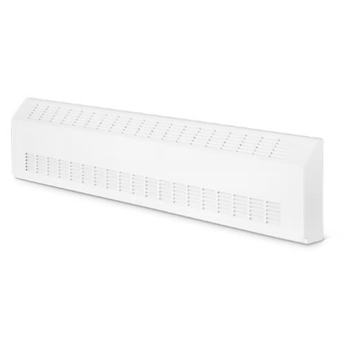 750W 5-ft Sloped Commercial Baseboard Heater, 150W/Ft 2560 BTU/H, 277V, Off White