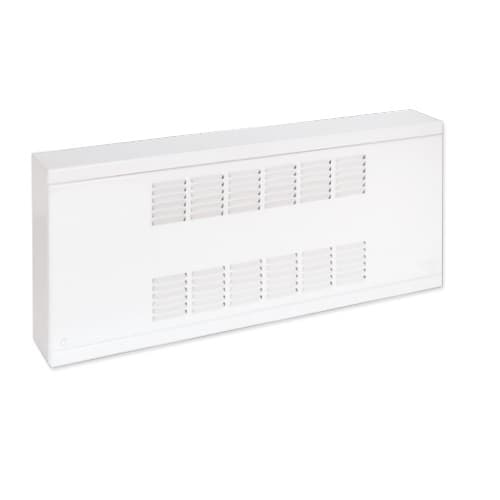1200W Commercial Baseboard Heater, Medium Density, 480V, White