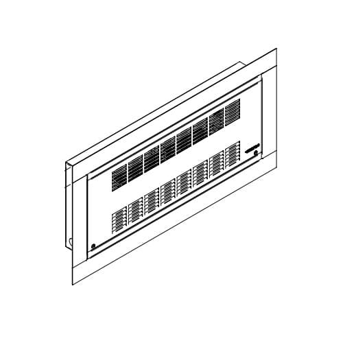 Stelpro 4pc. Trim Frame for CBF Commercial Baseboard Heaters, Soft White