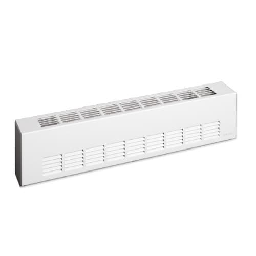 1500W Architectural Baseboard Heater, Standard Density, 480V, White