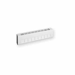 Stelpro 9-ft 1800W Architectural Baseboard Heater, Up To 250 Sq.Ft, 6143 BTU/H, 480V, White