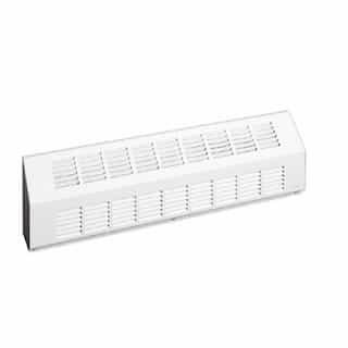 1200W Sloped Architectural Baseboard Heater, Medium, 480V, Soft White