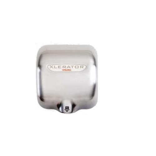 Xlerator ECO Automatic Hand Dryer, Brushed Stainless Steel, 120V