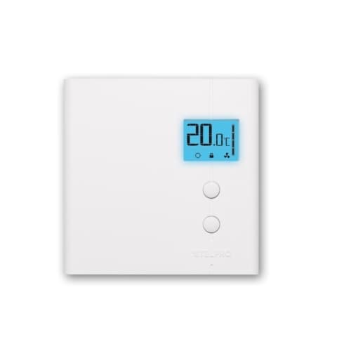 5750W Electronic Thermostat, 347V, White, Pack of 24