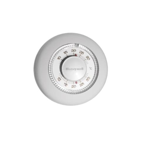 24 V Low Voltage Thermostat, 1 Amp, White