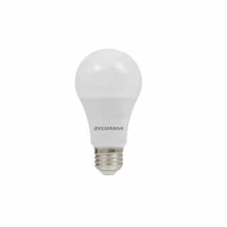 9W LED A19 Bulb, 60W Inc. Retrofit, Dim, E26, 800 lm, 3000K, Frosted