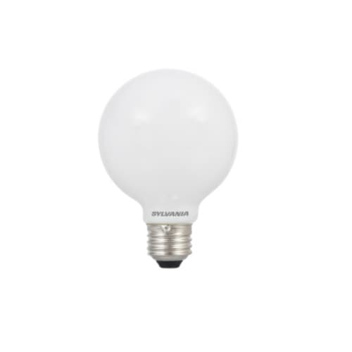 LEDVANCE Sylvania 3W LED G25 Bulb, 40W Inc. Retrofit, E26, Dim, 300 lm, 5000K