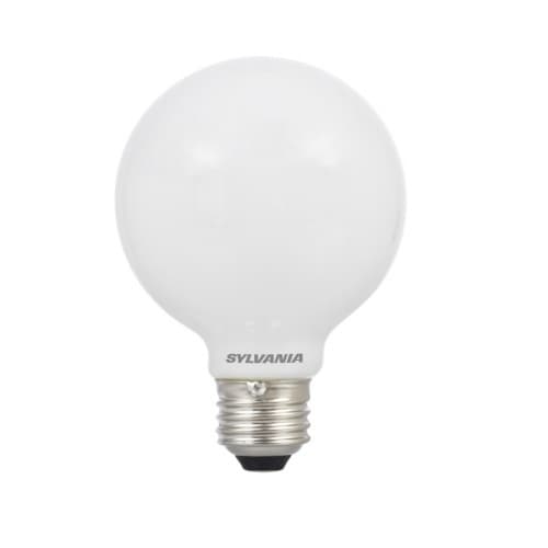 3.5W LED G25 Bulb, 40W Inc. Retrofit, Dim, E26, 350 lm, 3000K, Frosted