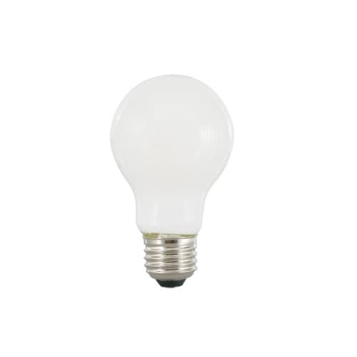8W Natural&trade; LED A19 Bulb, 0-10V Dimmable, E26, 800 lm, 120V, 5000K, Frosted
