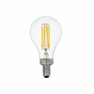 LEDVANCE Sylvania 5.5W LED A15 Bulb, Dimmable, E12, 450 lm, 120V, 2700K, Clear