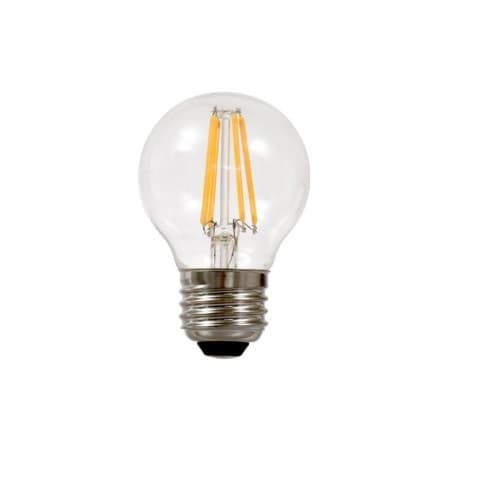 5.5W LED G16.5 Bulb, Dimmable, E26, 500 lm, 120V, 2700K, Clear