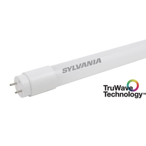 LEDVANCE Sylvania 4-ft 13W LED T8 Tube, Plug & Play, 0-10V Dimming, G13, 2000 lm, 3000K