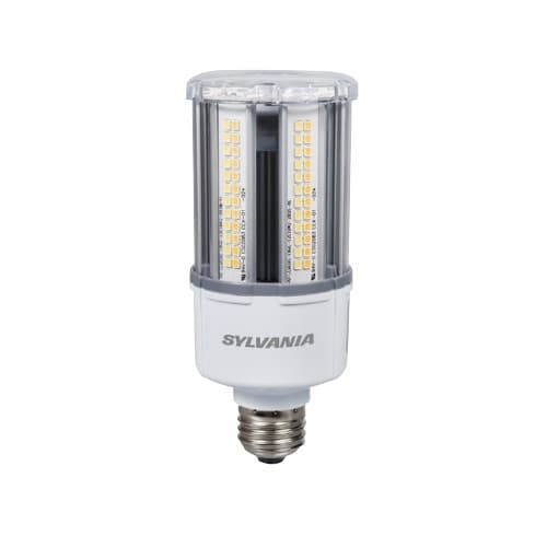 18W LED Corn Bulb, Direct Wire, E26, 2700 lm, 120V-277V, Selectable CCT