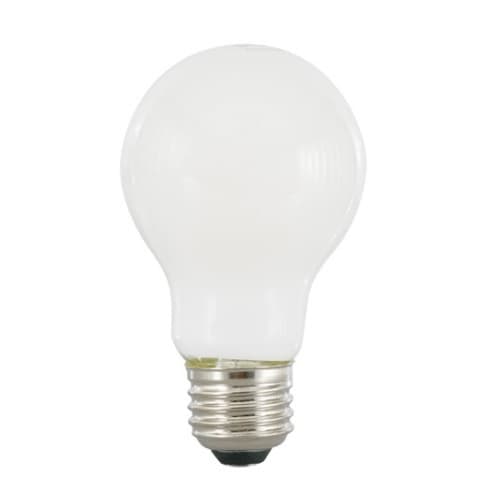 8W LED A19 Bulb, E26, 90 CRI, 800 lm, 120V, 3500K, Frosted