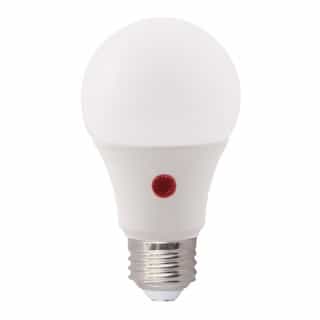 9W LED A19 Dusk to Dawn Bulb, 800lm, 120V, 2700K