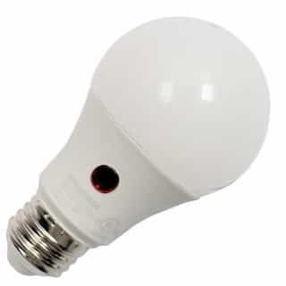 LEDVANCE Sylvania 14W LED A19 Bulb, Dusk to Dawn, E26, 800 lm, 120V, 5000K, Plastic