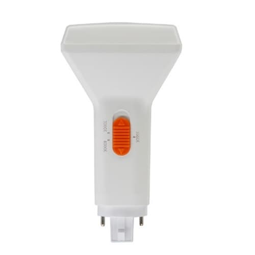 9.5W LED Pin Base Lamp, Plug & Play, Vertical, 120V-277V, Select CCT
